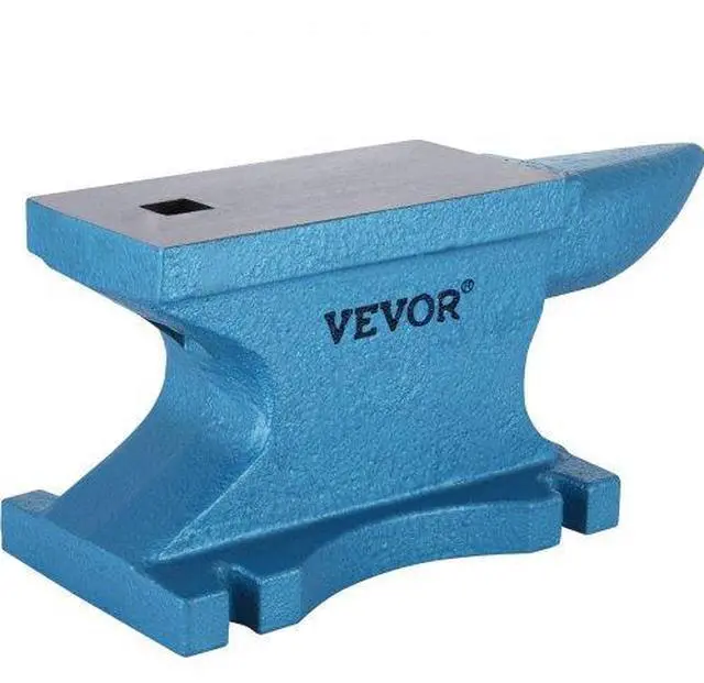 Alt view image 2 of 3 - VEVOR 55 lb Anvil Blacksmith Cast-Iron 25 kg Heat Treated Long Round Horn