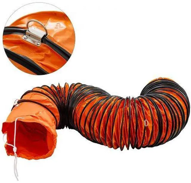 Alt view image 2 of 2 - VEVOR 10inch Flexible Duct Hosing 25ft Pvc Duct Hose For Exhaust Extractor Fan Blower