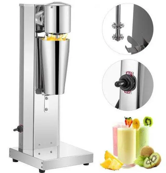 Alt view image 2 of 2 - VEVOR 180w Commercial Electric Milkshake Maker Drink Mixer Shake Machine Smoothie Milk