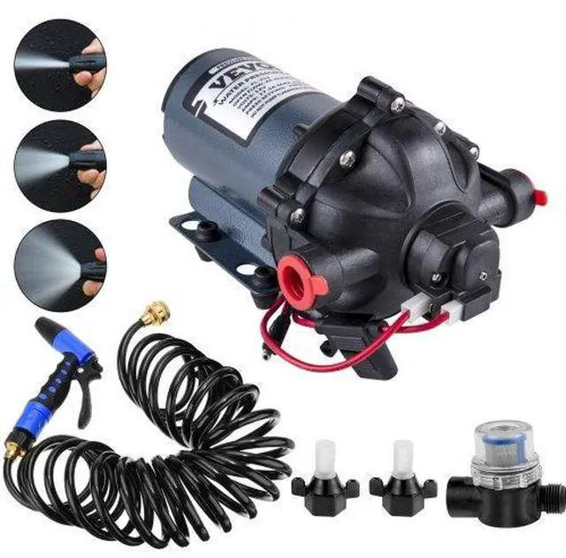 Alt view image 3 of 4 - VEVOR Excellent Boat Marine Yacht 12v 5.5gpm 70psi Washdown Deck Wash Pump Kit