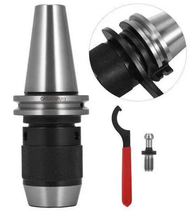 Alt view image 2 of 2 - VEVOR Cat40 Keyless Drill Chuck 1/2 Fits On Haas Cnc Balanced Integrated Great