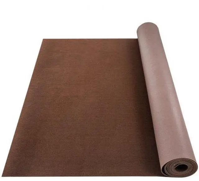 Alt view image 2 of 3 - VEVOR Bass Boat Carpet Cutpile Marine Carpet 6 X 13 Ft Deep Brown For Patio Deck
