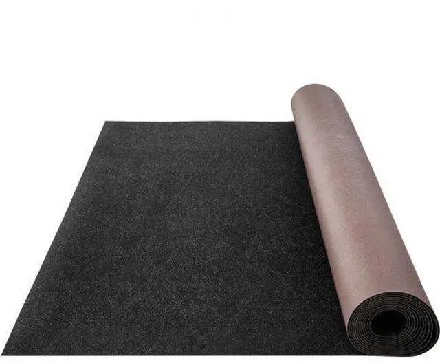 Alt view image 2 of 2 - VEVOR Bass Boat Carpet Cutpile Marine Carpet 6 X 18 Ft Charcoal Black In/outdoor