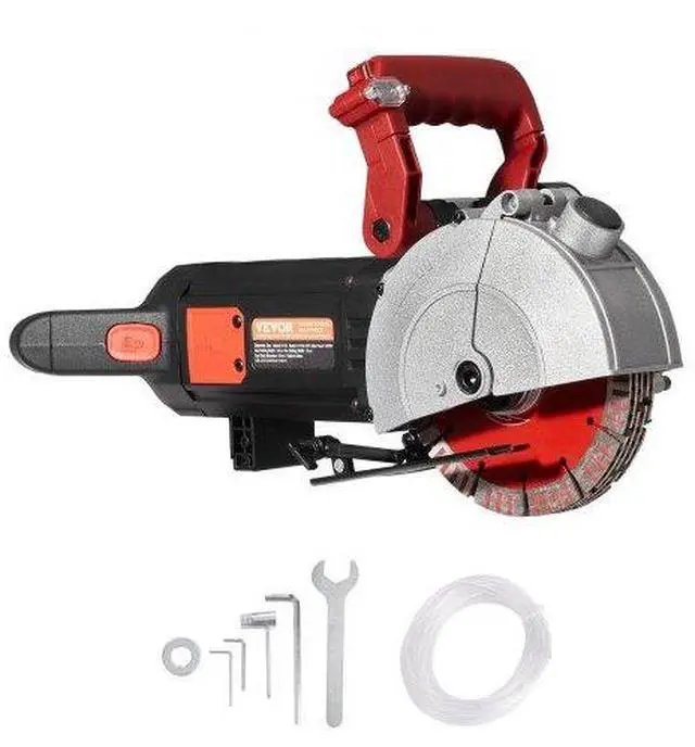 Alt view image 2 of 3 - VEVOR 160mm Wall Slotting Machine 4800w Electric Wall Chaser Groove Concrete Saw