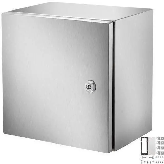 Alt view image 2 of 3 - Vevor 12x12x8" Stainless Steel Electrical Box Nema 4x Ip65 Electrical Enclosure