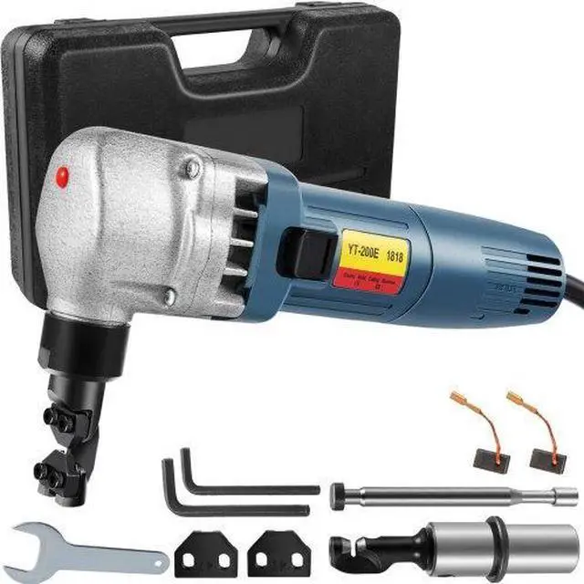 Alt view image 2 of 2 - VEVOR Sheet Metal Cutting Nibbler 1.8mm Hole Saw Cutter 380w Electric Drill Bit