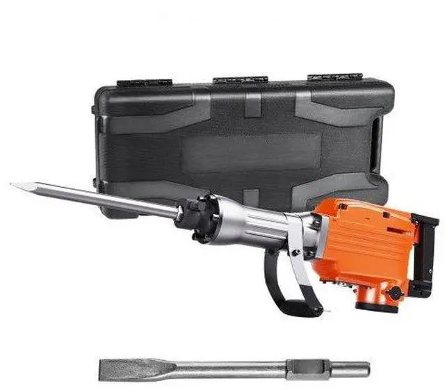 Alt view image 2 of 3 - VEVOR Demolition Jack Hammer Concrete Breaker 2200W Electric Hammer 2 Chisel Bits