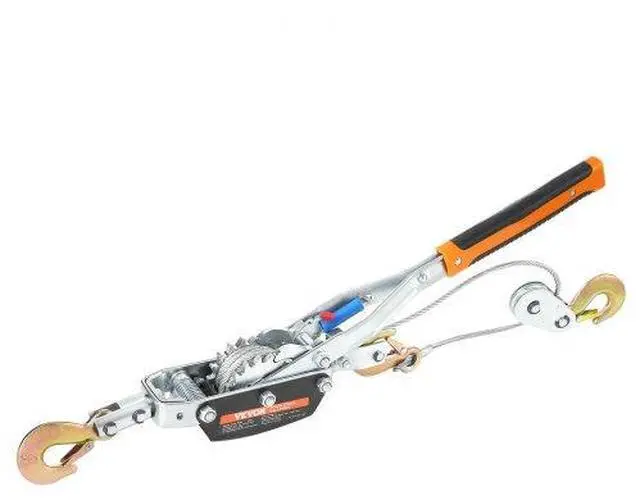 Main image of VEVOR Come Along Winch, 5 Ton (11,023 lbs) Pulling Capacity, 11.5 ft Steel Cable, 3 Hooks, Heavy Duty Ratchet Power Puller Tool with Dual Gears, Automotive Hoist Cable Puller Ideal for Vehicle Rescue