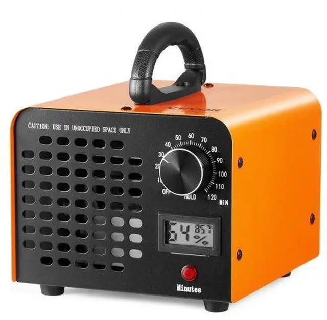 Main image of VEVOR Ozone Generator, 12000mg/h Ozone Machine Odor Remover, High Capacity Commercial/Industrial Ozone Generator Machine, Home Air Ionizers Deodorizer with 0-120 min Time Setting for Rooms, Cars, Pets