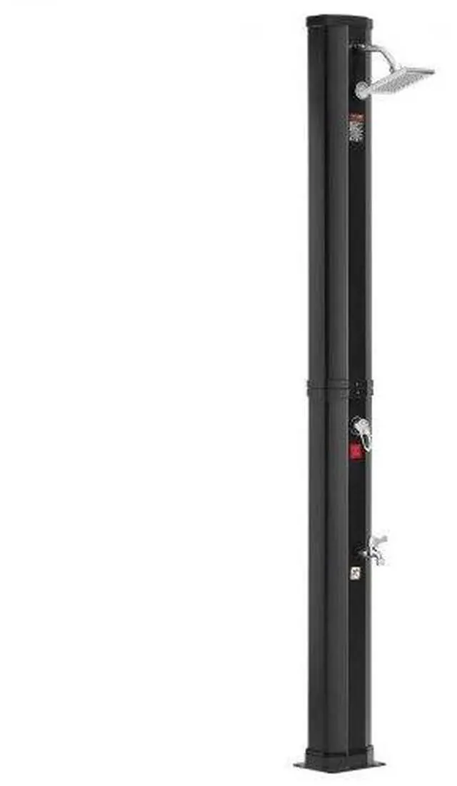 Main image of VEVOR Outdoor Solar Heated Shower, 9.25 Gallon Poolside Shower Kit with Shower Head and Foot Shower Tap, Double Buckle Fast Assembly W/ Pre-Drilled Holes for Outdoor Backyard Poolside Beach Spa