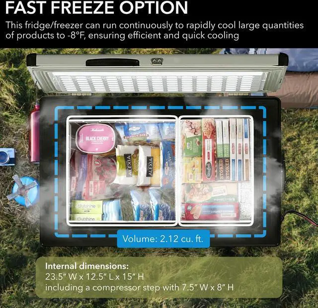 Alt view image 16 of 20 - Whynter FM-65G 65 Quart Portable Fridge/ Freezer