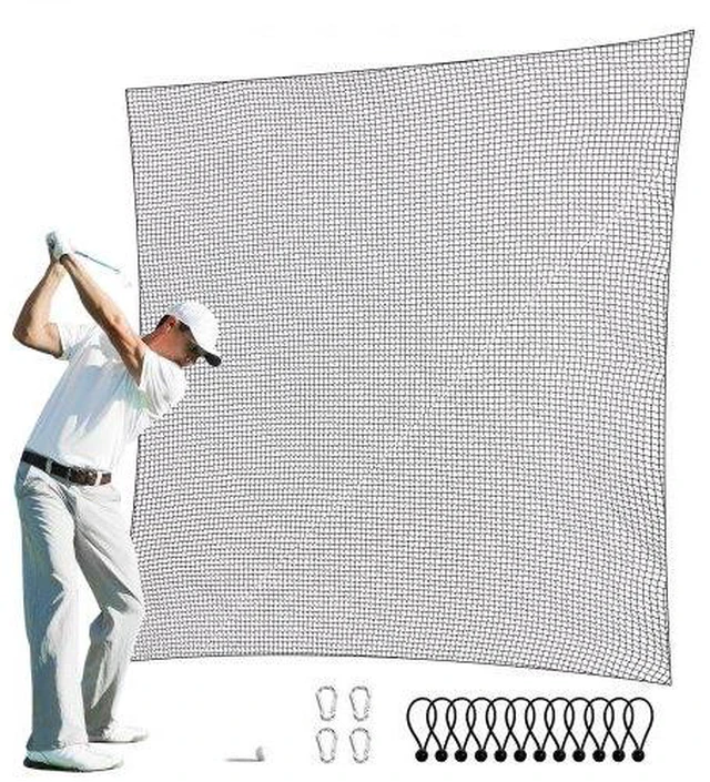 Main image of VEVOR 10x10ft Golf Practice Net Indoor Hitting Net for Baseball Hockey Soccer