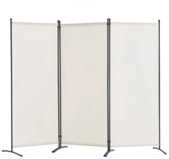 Main image of VEVOR  Room Divider, 102×71inch Room Dividers and Folding Privacy Screens 3-Panel, Fabric Partition Room Dividers for Office, Bedroom, Dining Room, Study, Freestanding, White