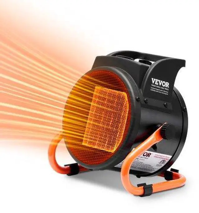 Main image of VEVOR  Greenhouse Heater, 1500W PTC Fast Heating with Overheat Protection, 3-Speed Setting Small Grow Tent Heater, Electric Portable Heater Fan for Green House, Flower Room, Workplace