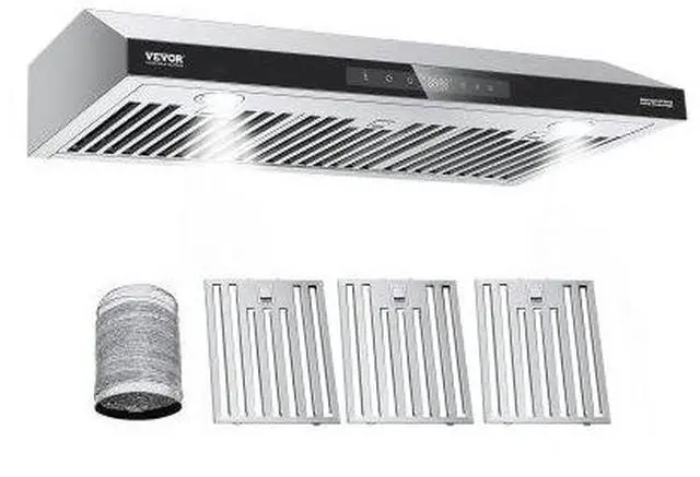Main image of VEVOR 36" Under Cabinet Range Hood Vent Hood 900CFM Gesture & Touch Control