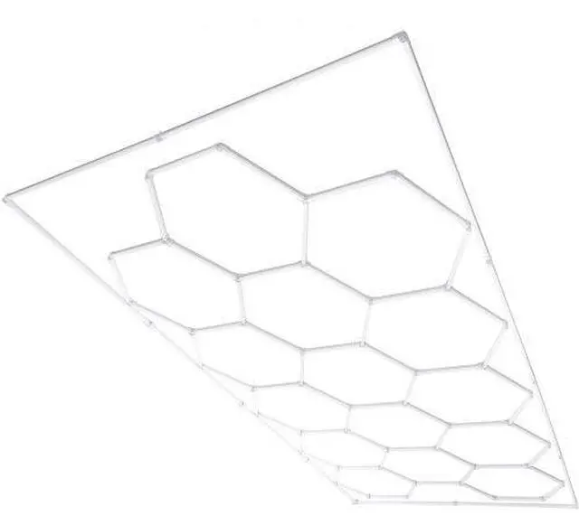 Main image of VEVOR  Hexagon Garage Lights 66300LM 15 Grids Honeycomb LED Shop Ceiling Light