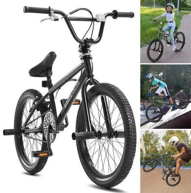 Main image of VEVOR  20-Inch BMX Bike Freestyle Bike Men Kids BMX Bicycle Hi-Ten Steel Frame
