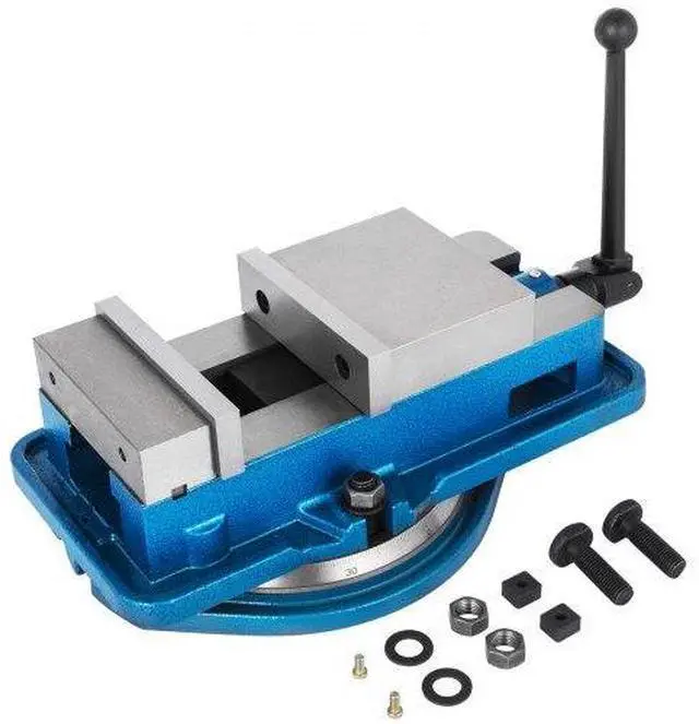 Alt view image 4 of 4 - VEVOR 3" Milling Machine Lockdown Vise Swivel Hardened With 360 Degree Swiveling Base