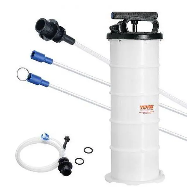 Alt view image 2 of 3 - VEVOR Fluid Extractor, 1.74 Gallons (6.5 Liters), Manual Hand-Operated Oil Changer Vacuum Fluid Extractor with Dipstick and Hose, Oil Extractor Change Pump for Automotive Fluids Vacuum Evacuation