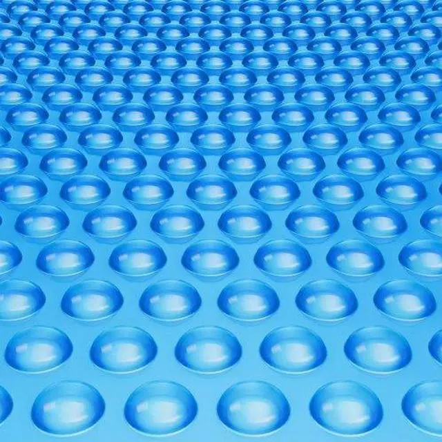 Main image of VEVOR Solar Pool Cover, 32 x 16 ft Rectangle Solar Blanket for Pools, Inground Above Ground Swimming Pool Solar Cover, 12 mil Solar Covers Blue