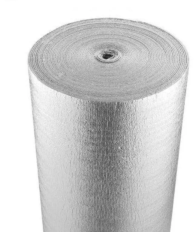 Alt view image 2 of 10 - VEVOR Double Reflective Insulation Roll Foam Core Radiant Barrier 600 in x 24 in x 1/8 in