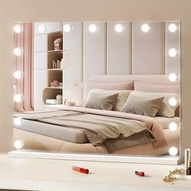 Main image of VEVOR Hollywood Vanity Mirror With Lights w/ USB Type C Desktop Wallmount 23.6in