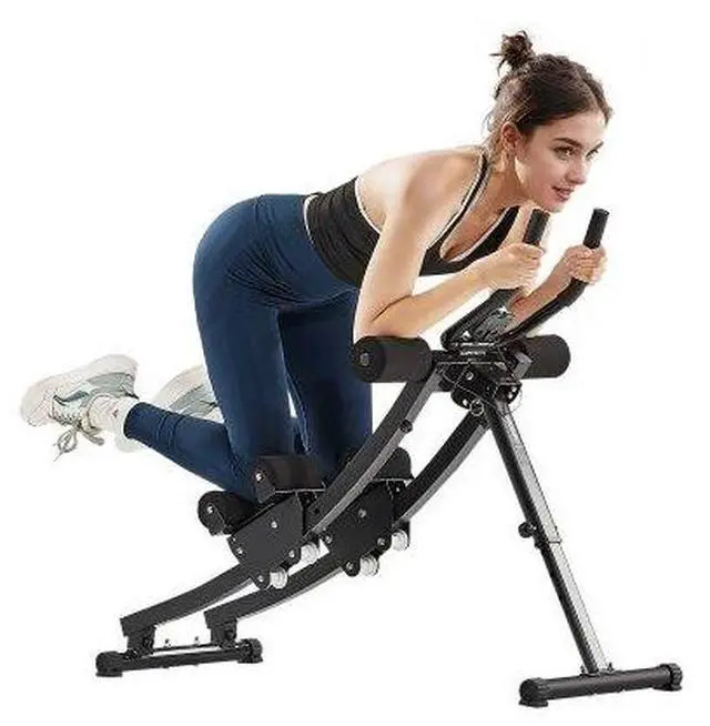 Main image of VEVOR AB Workout Machine Equipment Home Gym Core Abdominal Trainers Dual-track