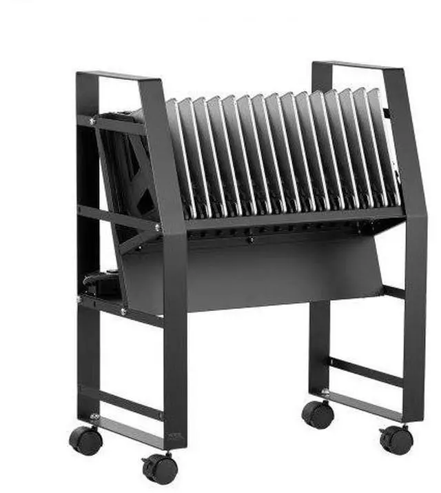 Main image of VEVOR Charging Cart, 16 Device Mobile Open Charging Station, Up to 15.6 in Screen Size, Office and Classroom Mobile Charging Cart, for Chromebook, Tablet and Laptop