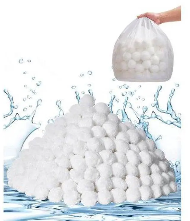 Alt view image 2 of 3 - Pool Filter Balls for Sand Filter Pump 4.6 lbs Reusable for Swimming Pool