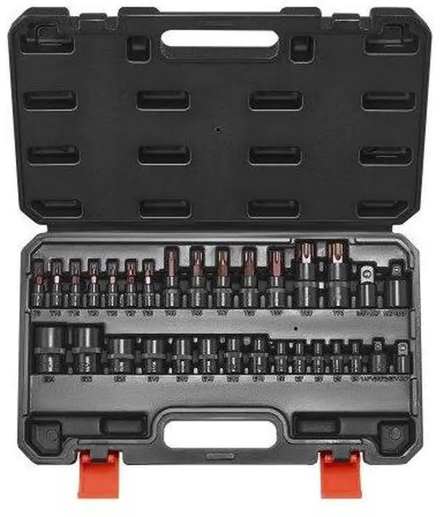 Main image of VEVOR Torx Bit Socket and External Torx Socket Set 31-Piece T8-T70 and E4-E24 Steel