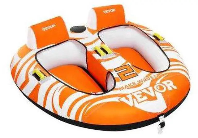 Main image of VEVOR Towable Tubes for Boating 2-Person Inflatable Boating Towables with 2 Cockpits