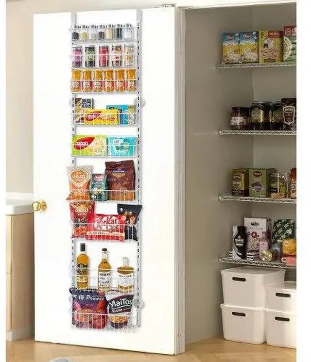 Main image of VEVOR 9-Tier Over the Door Pantry Organizer Hanging Storage Rack Adjustable Kitchen