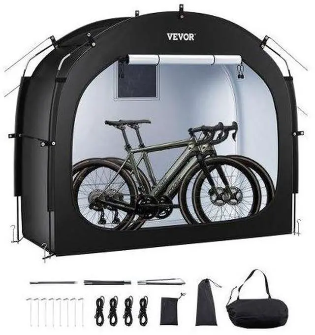 Main image of VEVOR Outdoor Bike Storage Tent Spacious Waterproof Bike Tent for 1 to 2 Bikes