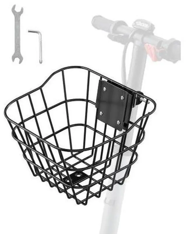 Main image of VEVOR Front Bike Basket Electric Scooter Basket with Fixed Bracket Kids/Adult