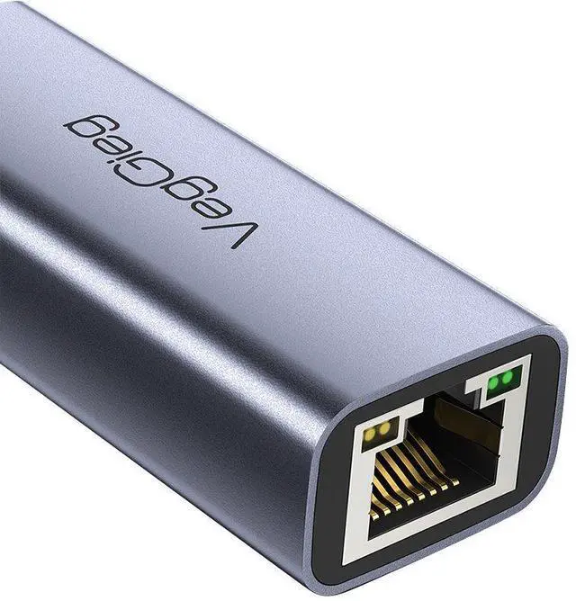 Main image of VegGieg V-K306 USB to Ethernet Adapter, Driver Free USB 3.0 to 100/1000 Gigabit Ethernet LAN Network Adapter, RJ45 Internet Adapter