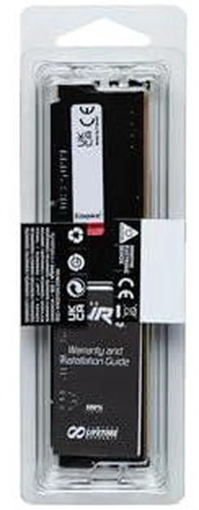 Alt view image 6 of 7 - Kingston 16GB (1x16GB) DDR5 6400MT/s CL32 FURY Beast Black XMP