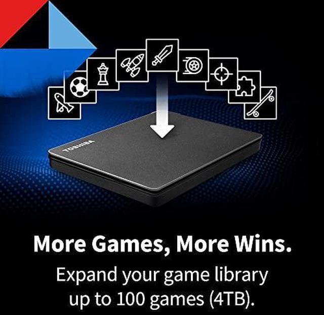 Alt view image 11 of 16 - Toshiba Canvio Gaming - hard drive - 4 TB - USB 3.2 Gen 1