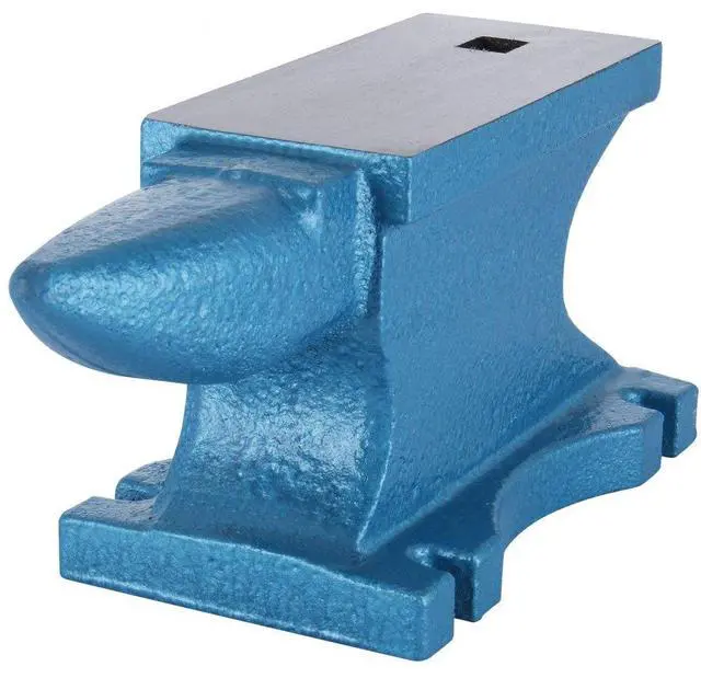 Alt view image 2 of 2 - VEVOR 99 lb Blacksmith Anvil, Cast-Iron 45 kg Heat Treated Long Round Horn