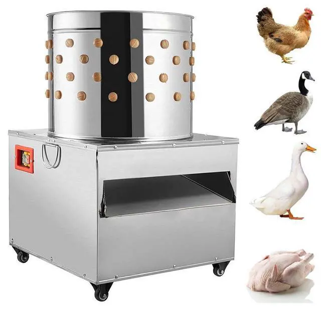 Alt view image 2 of 8 - VEVOR 60cm Chicken Plucker Plucking Machine Silica Gel Poultry Plucker Stainless Steel