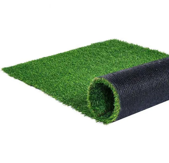Main image of VEVOR Artifical Grass, 5 x 10 ft Rug Green Turf, 1.38"Fake Door Mat Outdoor Patio Lawn Decoration, Easy to Clean with Drainage Holes, Perfect For Multi-Purpose Home Indoor Entryway Scraper Dog Mats