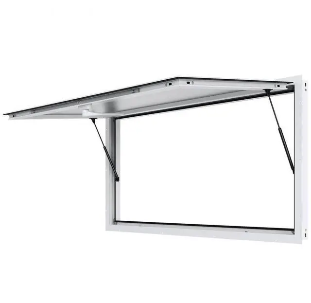 Main image of VEVOR Concession Window 74"x40", Aluminum Alloy Food Truck Service Window with Awning Door & Drag Hook, Up to 85 Degrees Stand Serving Window for Food Trucks Concession Trailers, Glass Not Included
