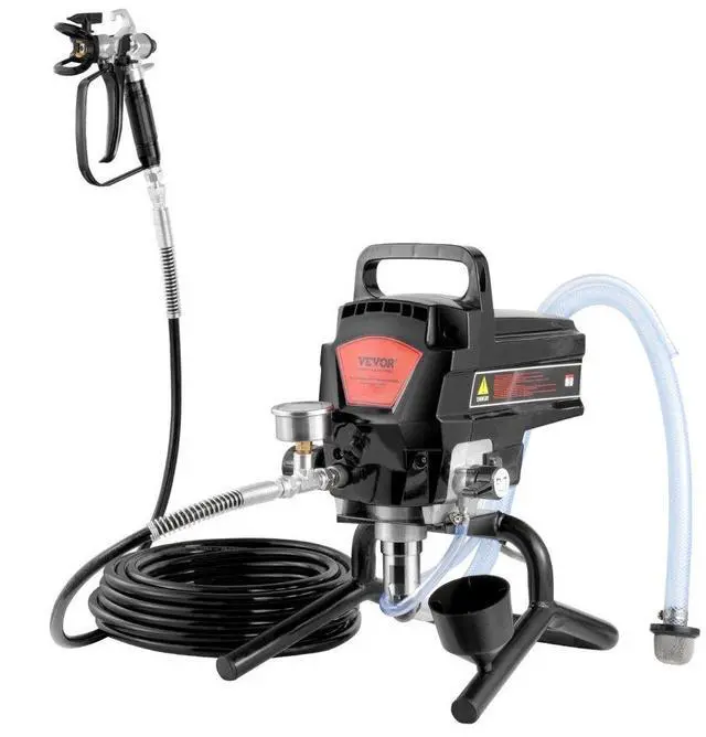 Main image of VEVOR 950W Stand Airless Paint Sprayer, 3000PSI High Efficiency Electric Airless Sprayer, Handheld Paint Sprayers for Home Interior and Exterior Furniture and Fences, Fine And Even Painting Effect
