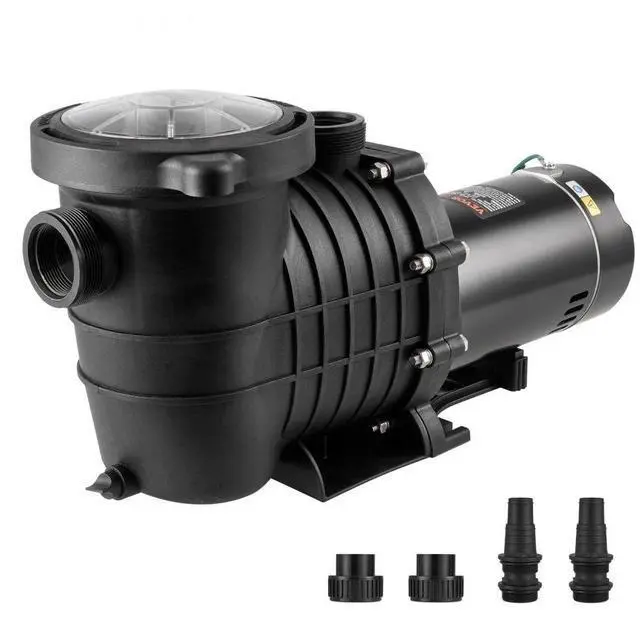 Main image of VEVOR Above Ground Pool Pump, 2 HP, 110 GPM Max Flow Single Speed Swimming Pool Pump, 110V/240V 3450 RPM 59 ft Max Head Pool Pump with Filter Basket, for Above Ground Pools Hot Tubs Spas