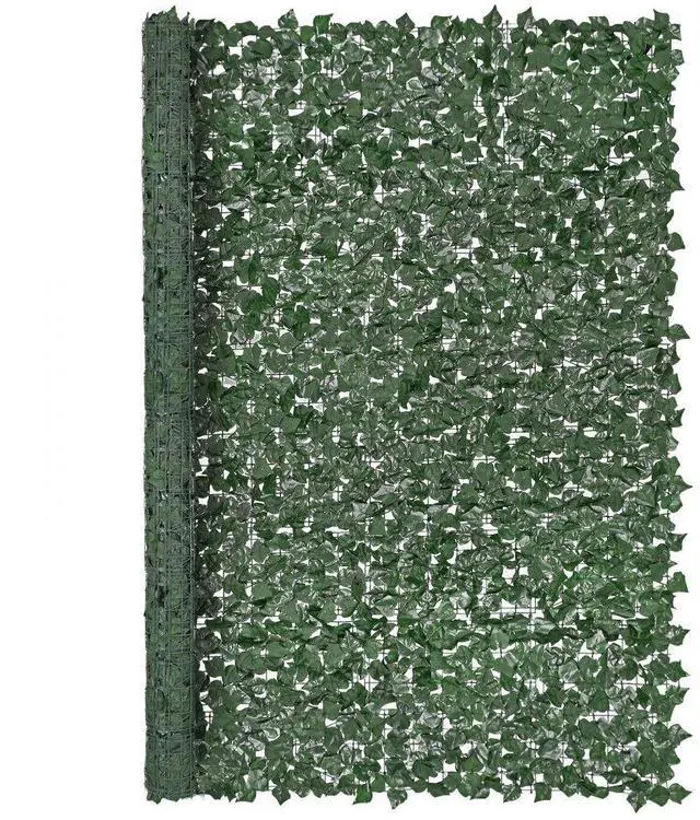 Main image of VEVOR Ivy Privacy Fence, 96 x 72 in Artificial Green Wall Screen, Greenery Ivy Fence with Strengthened Joint, Faux Hedges Vine Leaf Decoration for Outdoor Garden, Yard, Balcony, Patio Decor