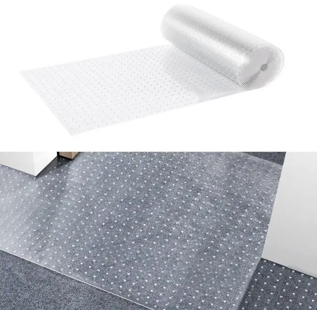Main image of VEVOR Carpet Protector for Pets, 24" x 25' PVC Scratch-Proof Cat Carpet Protector for Doorway, Anti-Slip Cat Scratch Protector Mat, Easy to Cut Plastic Carpet Scratch Stopper, Cat Scratch Guard Carpet