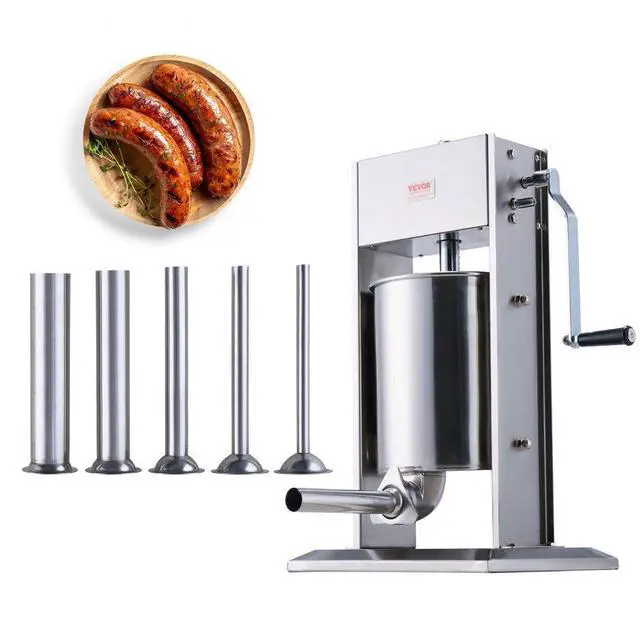 Main image of VEVOR Manual Sausage Stuffer 10 L Vertical Sausage Machine 304 Stainless Steel