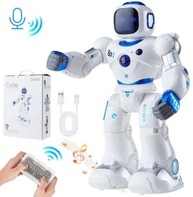 Main image of VEVOR RC Robot Toy Talking Dancing Touch Voice APP Remote Control Programmable