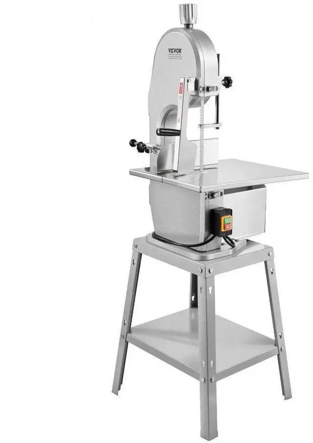 Main image of VEVOR 1800W Commercial Electric Meat Bandsaw Stainless Steel Bone Sawing Machine
