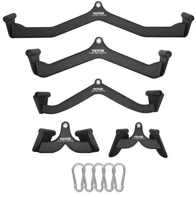 Main image of VEVOR LAT Pulldown Bar Handle Attachment V-bar T-bar Cable Machine for Home Gym