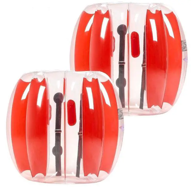 Main image of 2-Pack 3FT/0.9M Inflatable Bumper Balls PVC Body Sumo Zorb Ball Outdoor Game